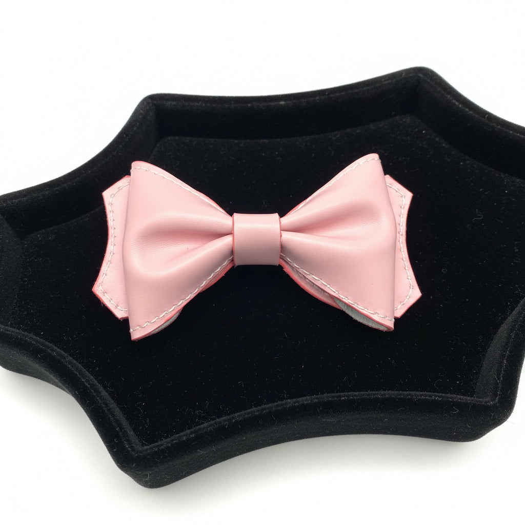 Leather Bow Tie