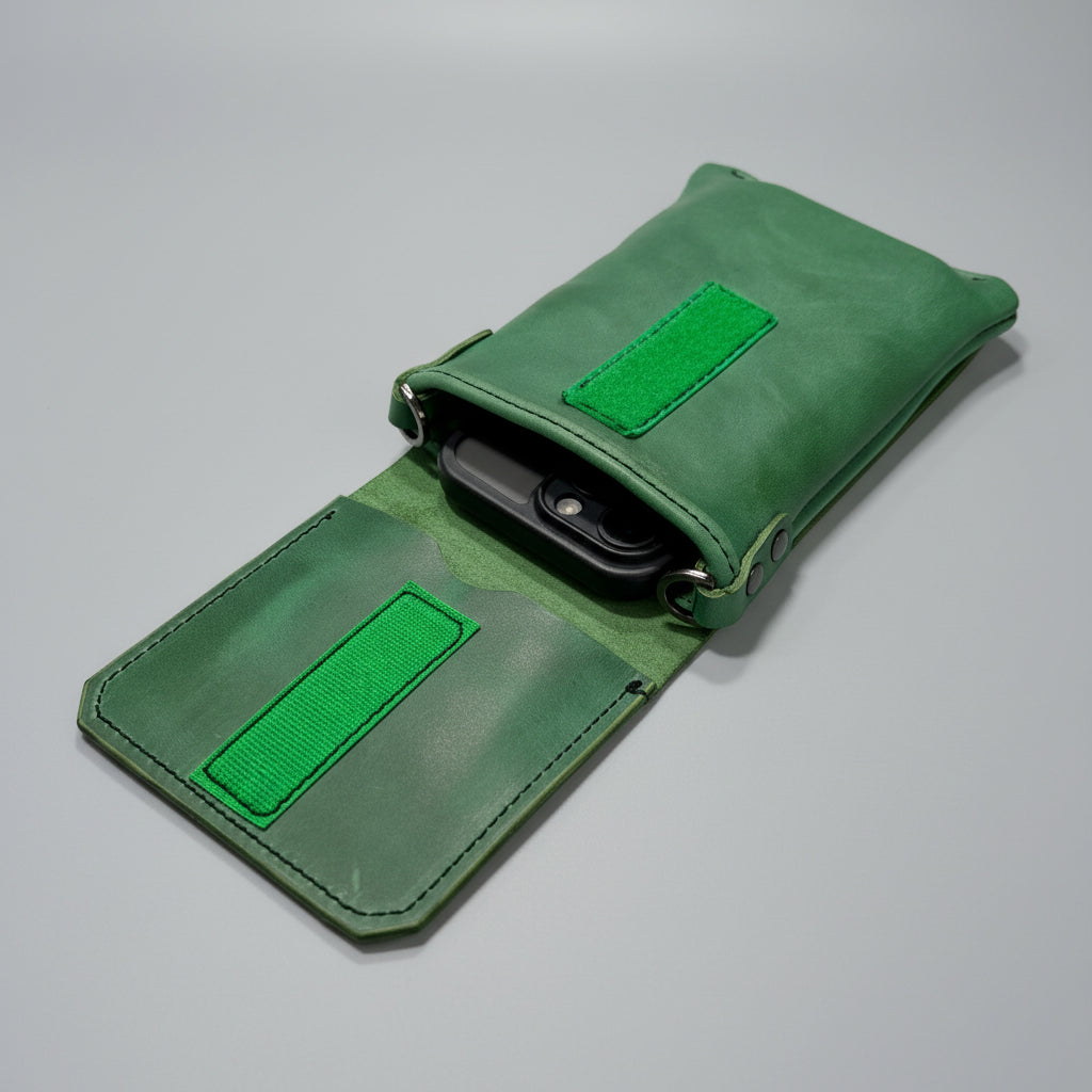 The Circuit - Leather Phone & Card Pouch