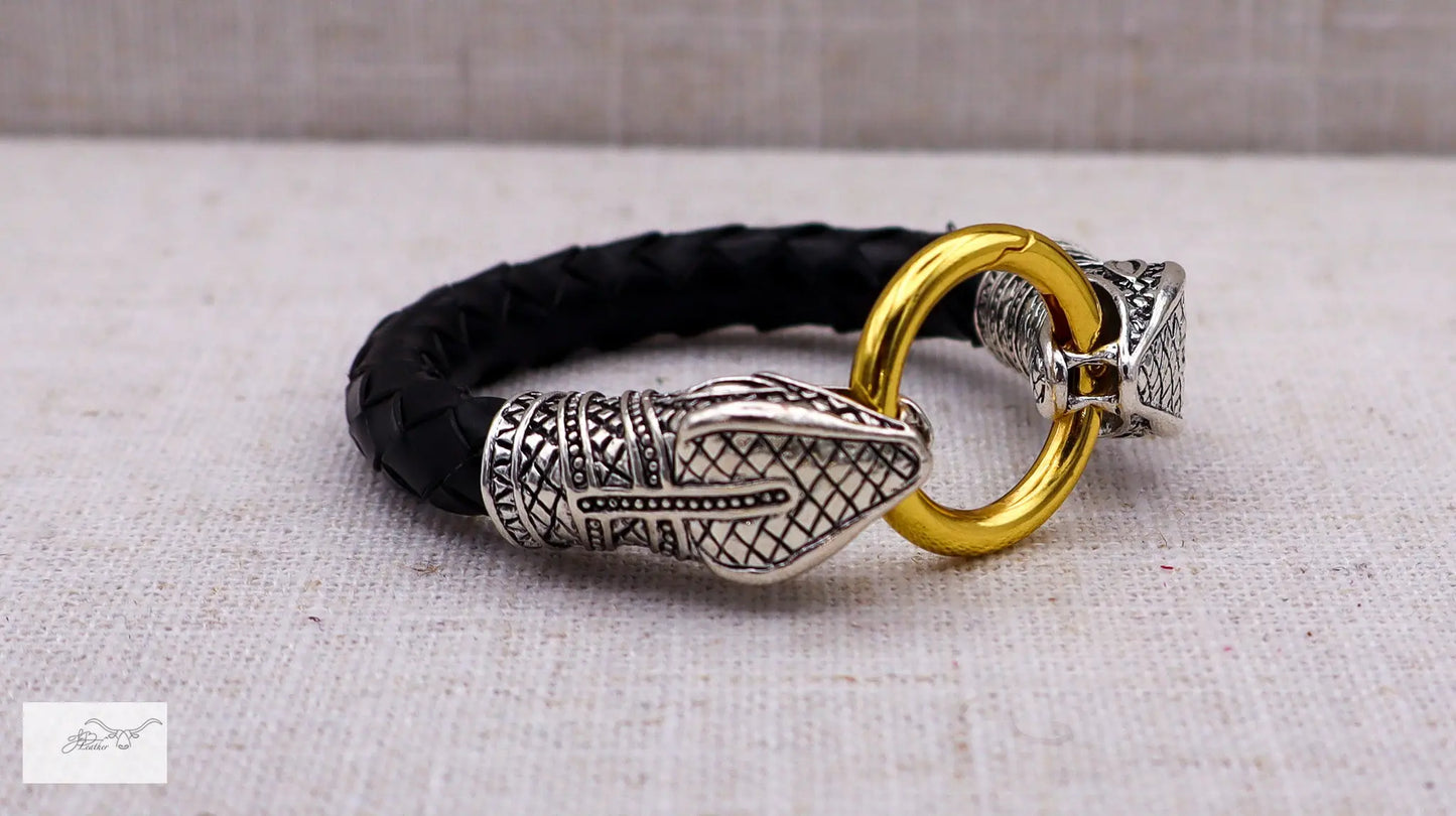 Serpent Bracelet Jon B Leather