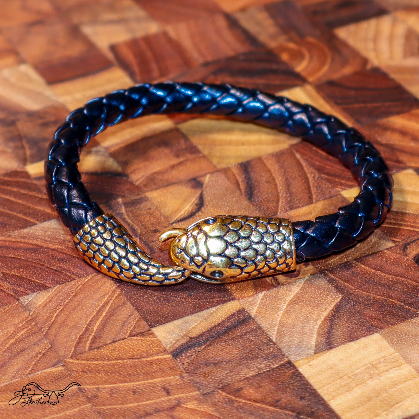 Serpent Bracelet Wrap - Jon B Leather