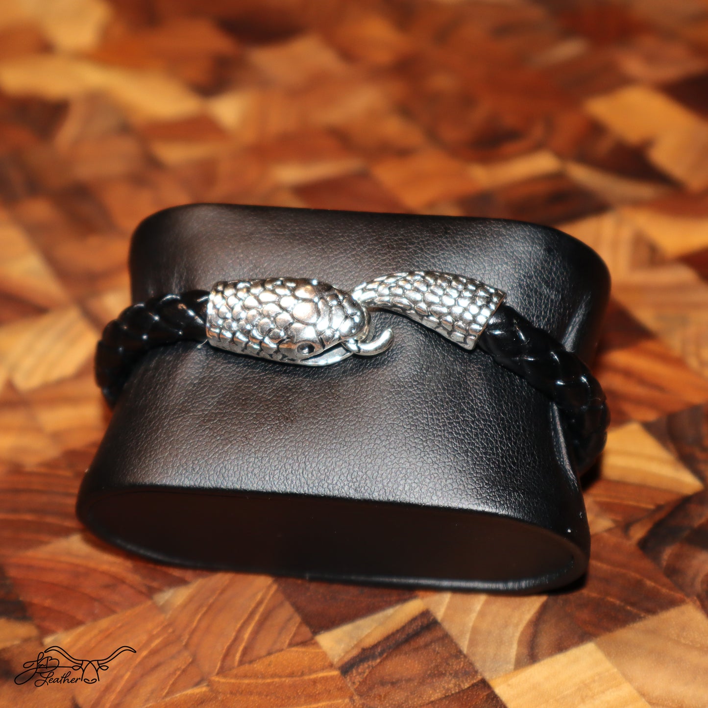 Serpent Bracelet Wrap - Jon B Leather