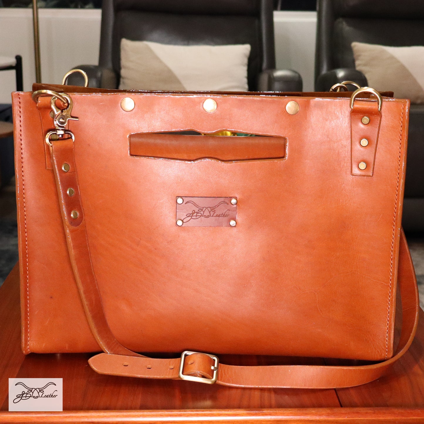 Custom Commuter Bag - Jon B Leather