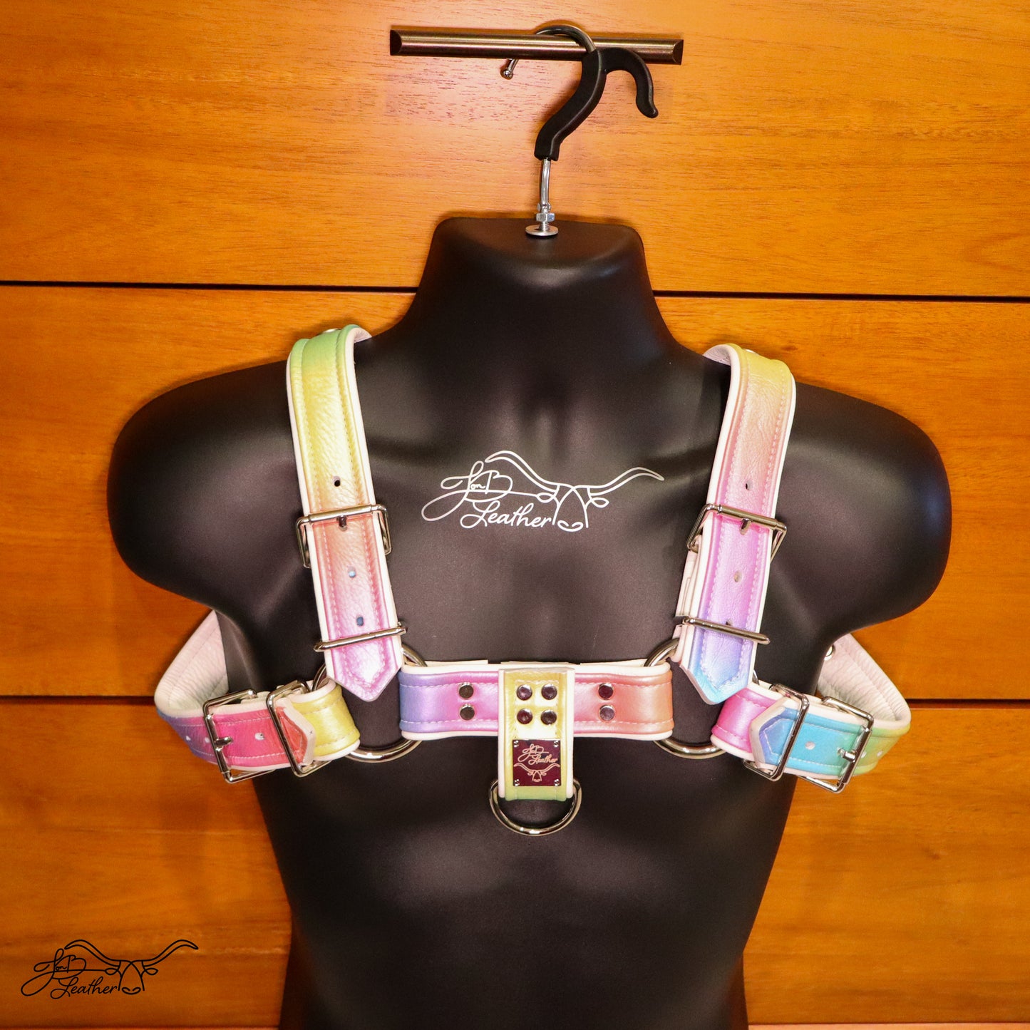 Rainbow Pride Harness - Jon B Leather