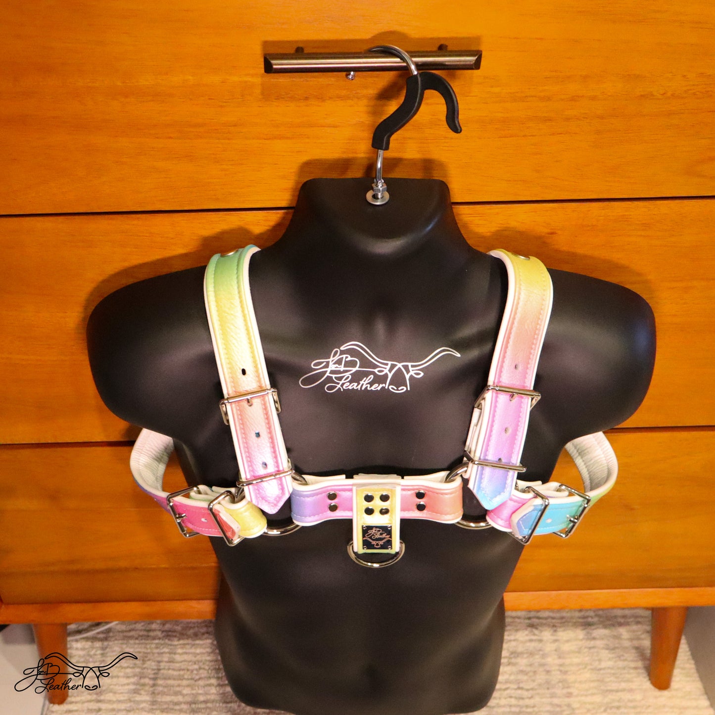 Rainbow Pride Harness - Jon B Leather