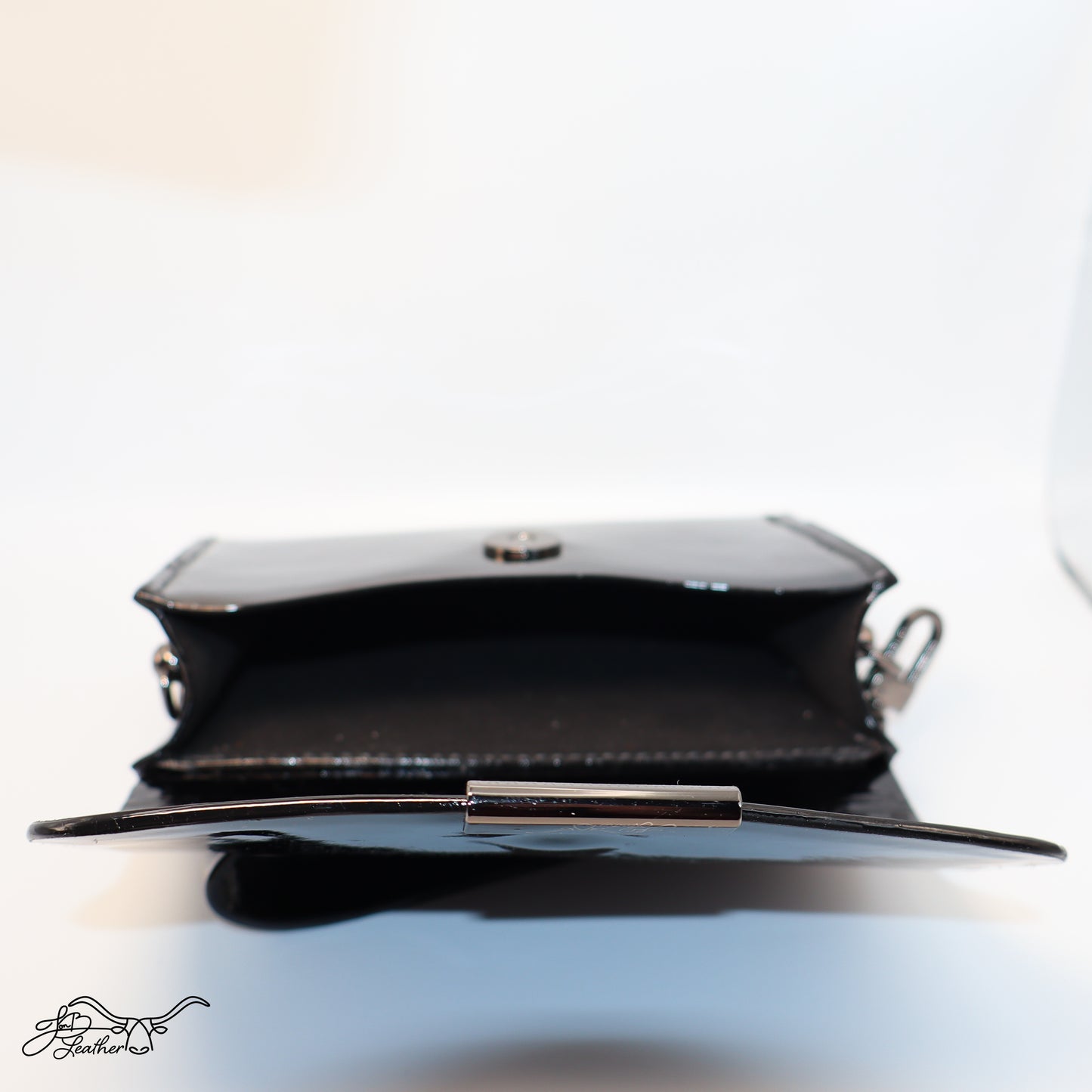 Patent Leather Wristlet Clutch - Jon B Leather