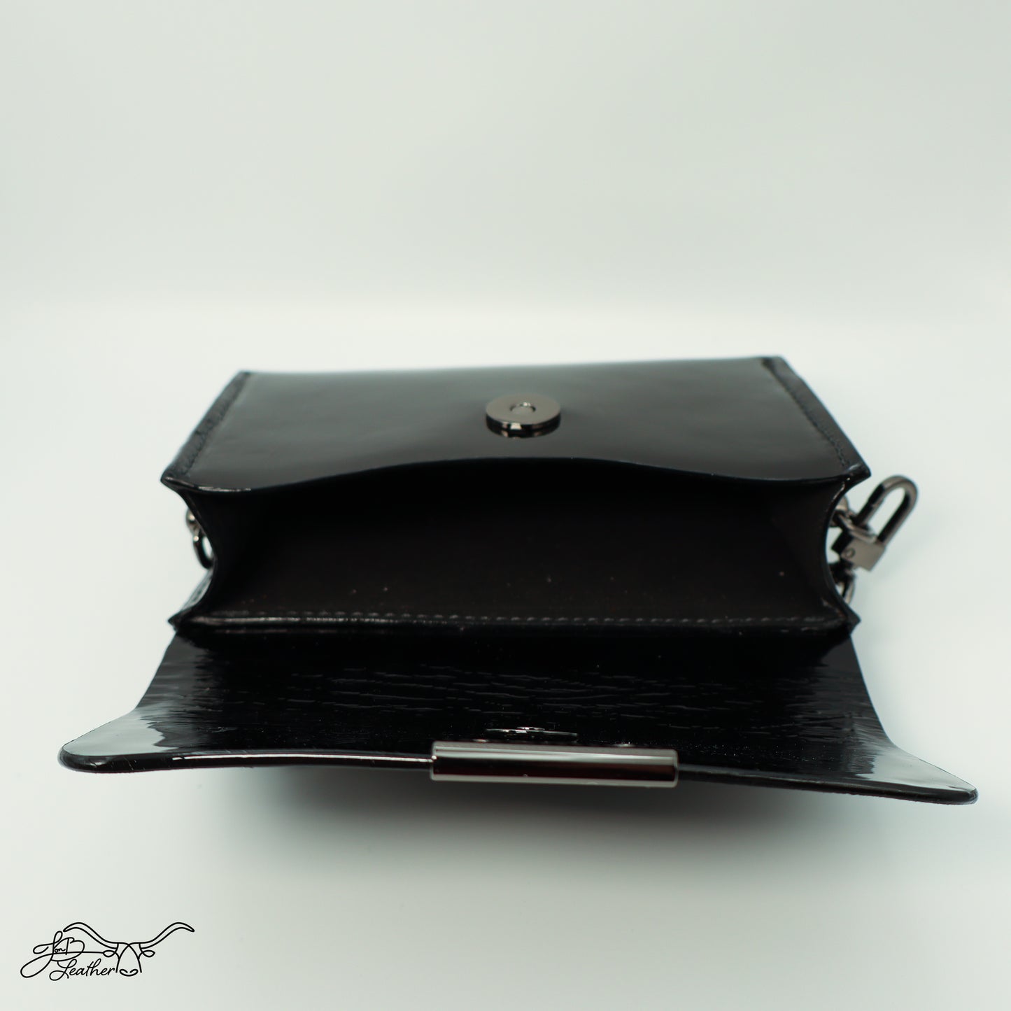 Patent Leather Wristlet Clutch - Jon B Leather