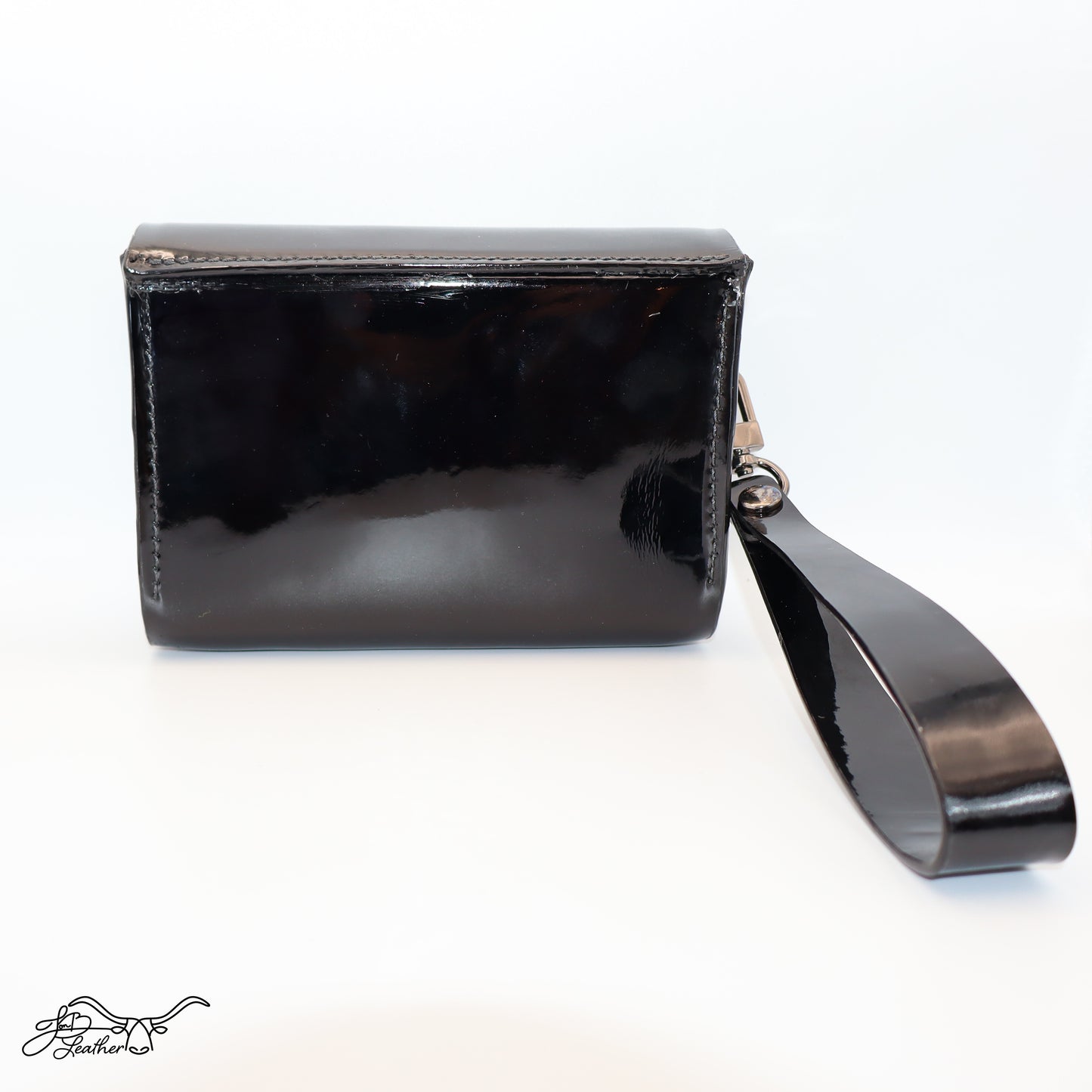 Patent Leather Wristlet Clutch - Jon B Leather