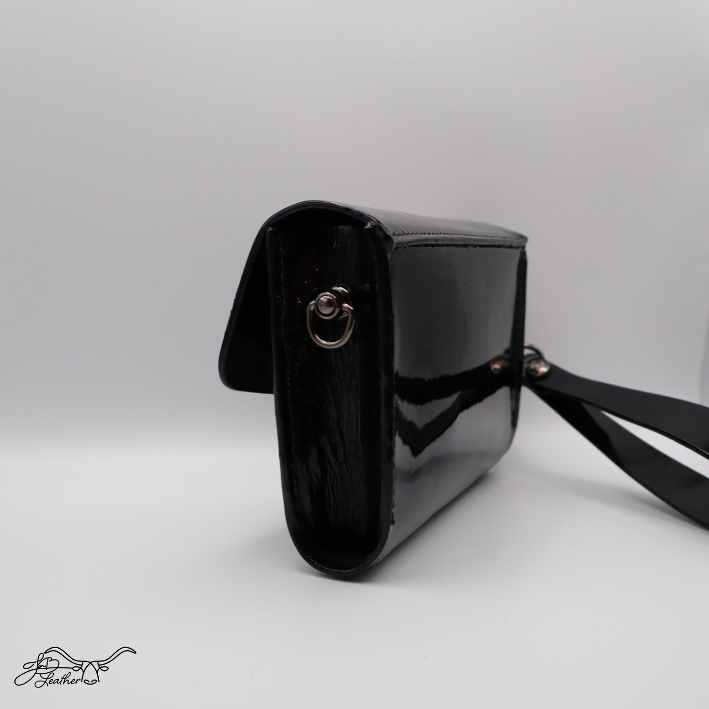 Patent Leather Wristlet Clutch - Jon B Leather