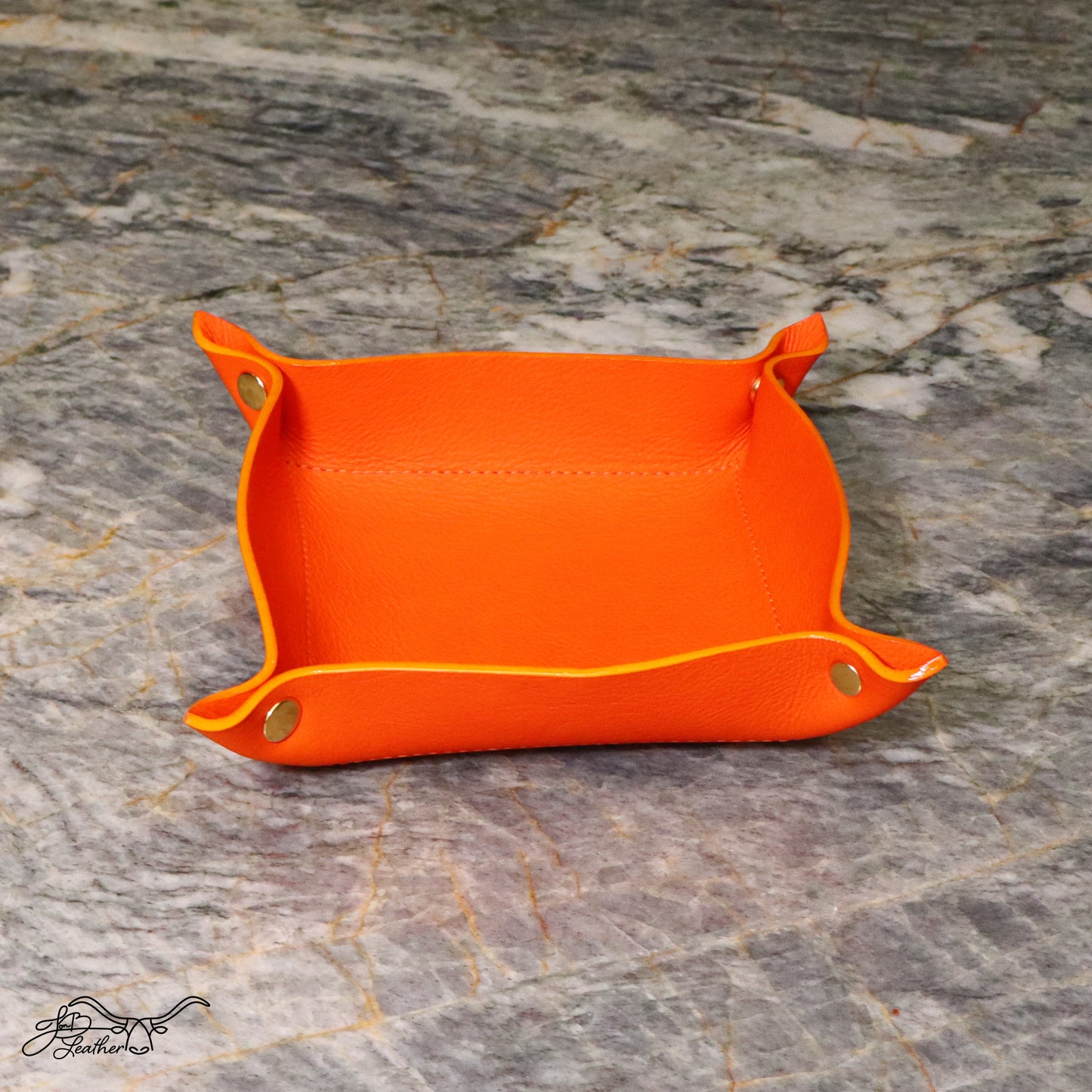 A Vibrant Valet Tray Large Square - Jon B Leather