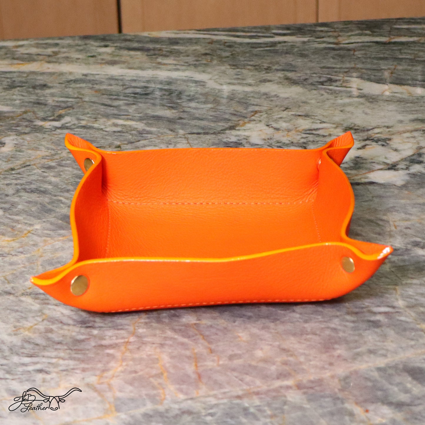 A Vibrant Valet Tray Large Square - Jon B Leather