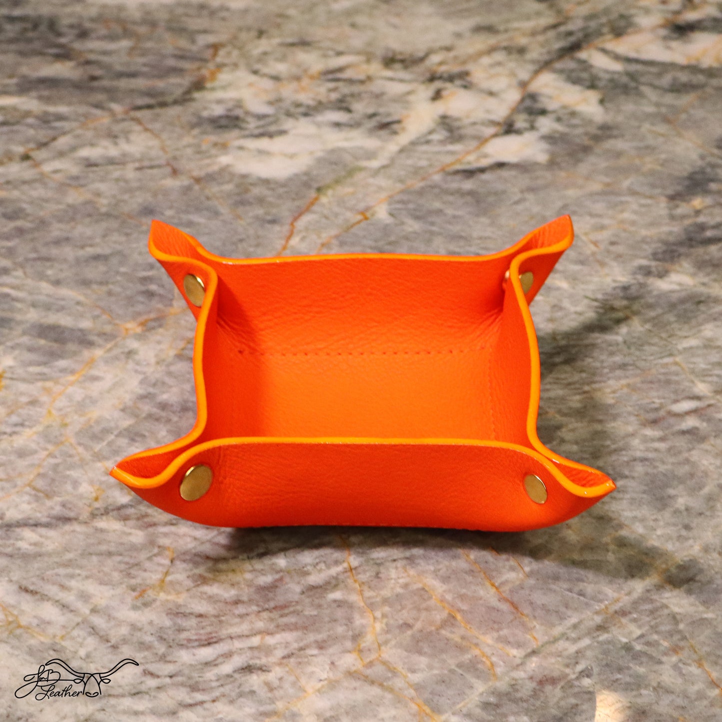 A Vibrant Valet Tray Medium Square - Jon B Leather