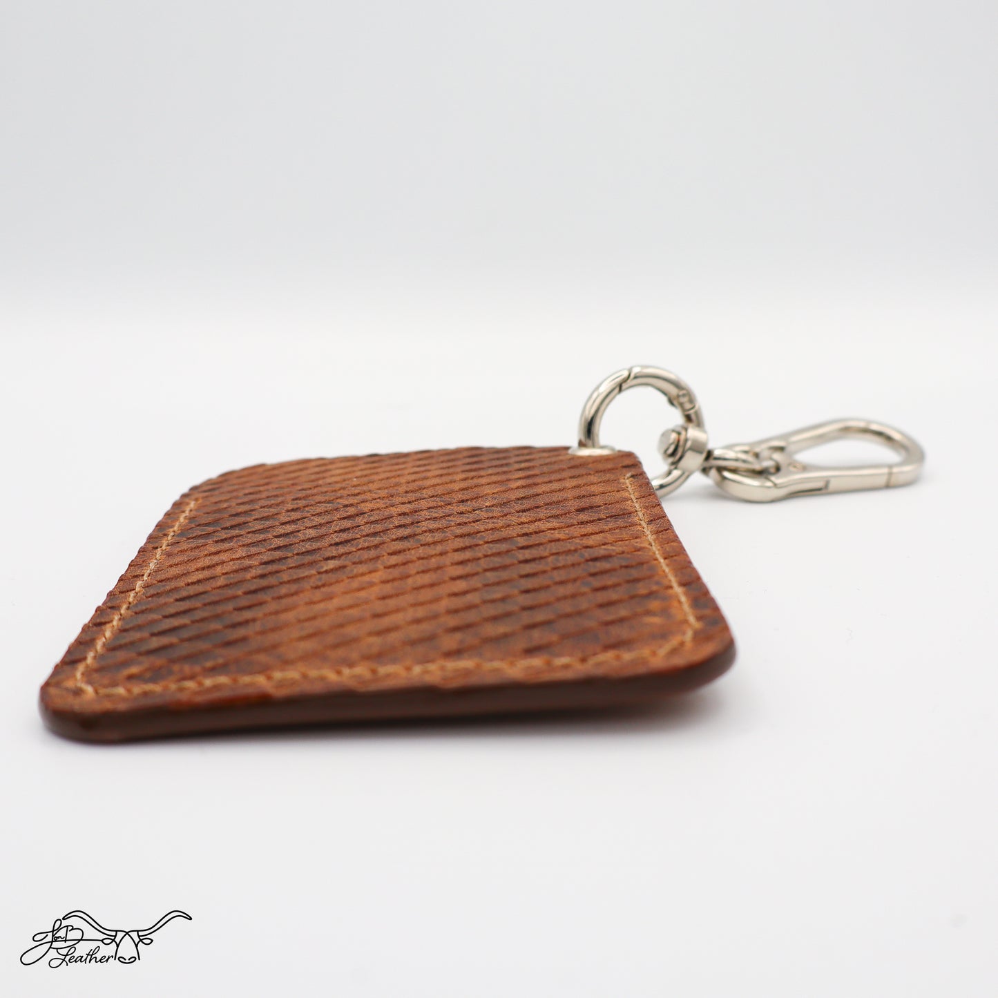 Python Embossed Card Wallet - Jon B Leather
