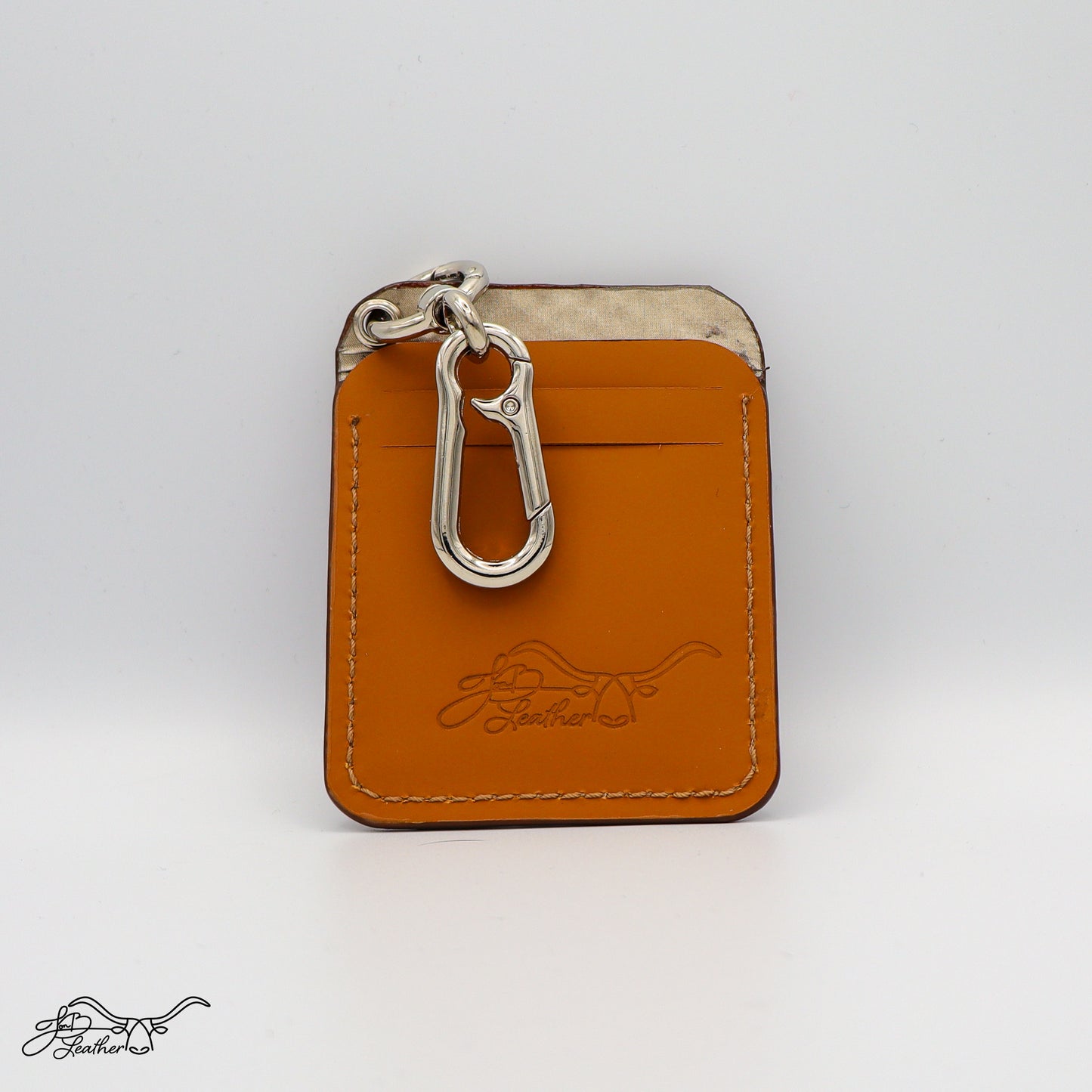 Python Embossed Card Wallet - Jon B Leather