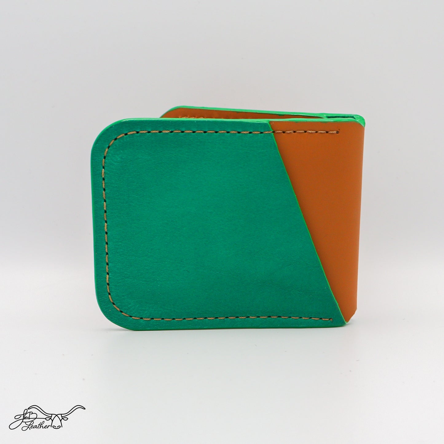 5 Card Color Flip Bi-Fold Wallet - Jon B Leather