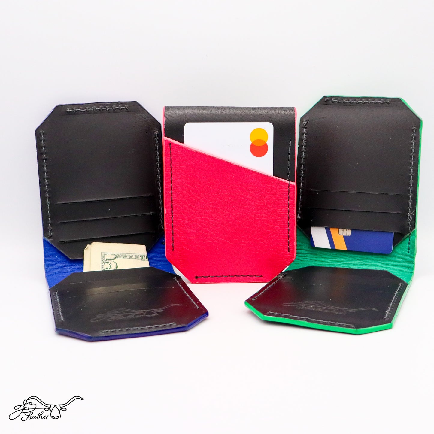 7 Card Color Flip Bi-Fold Wallet