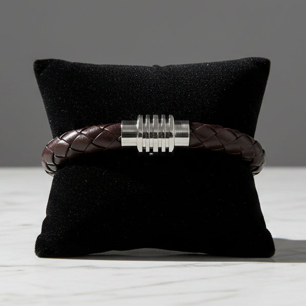 Braided Leather Cord Hex Connect