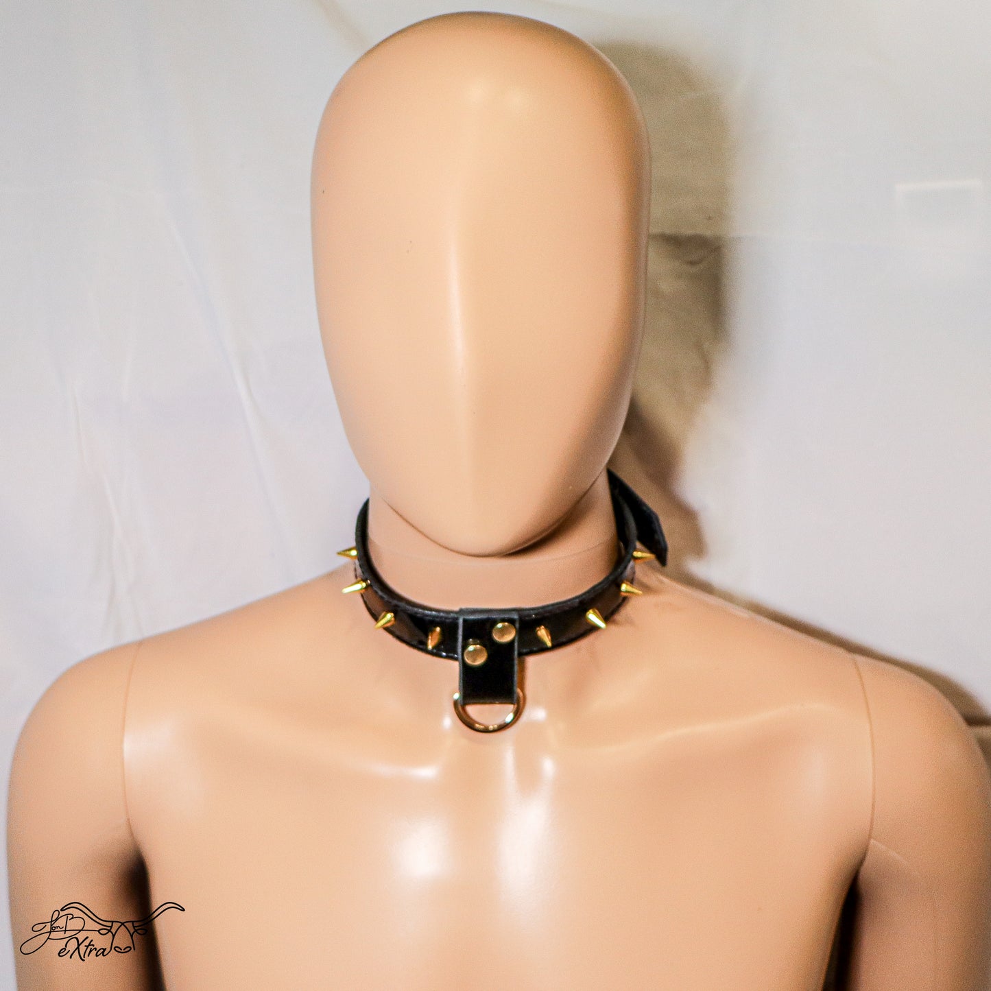 JonBx Patent Leather Fashion Collar