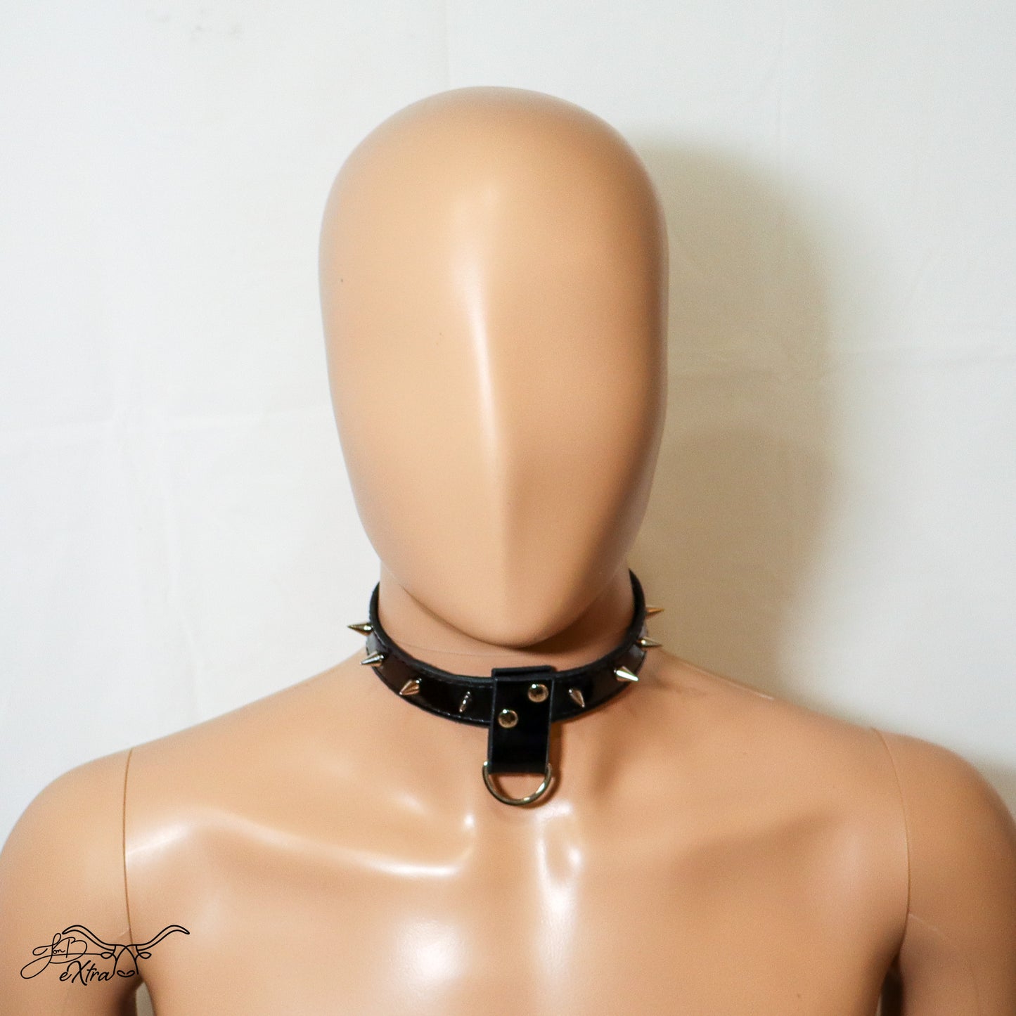 JonBx Patent Leather Fashion Collar