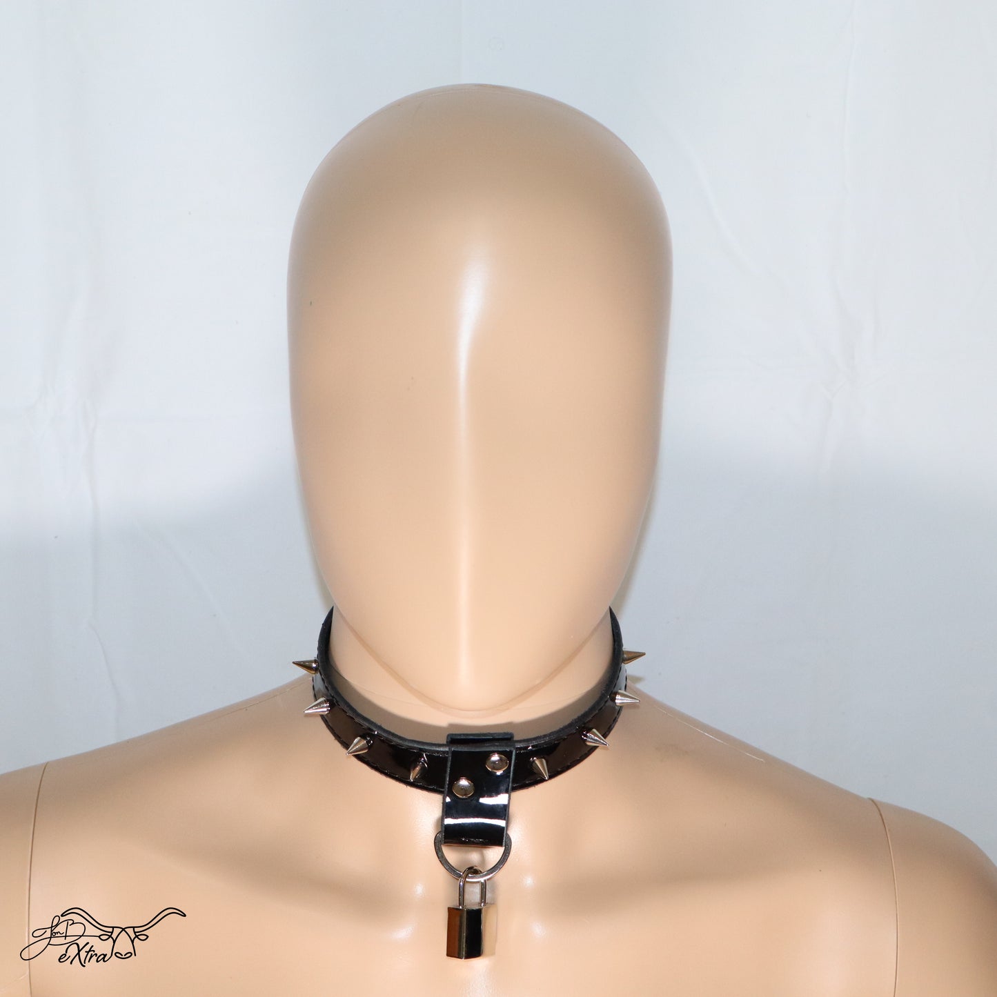 JonBx Patent Leather Fashion Collar