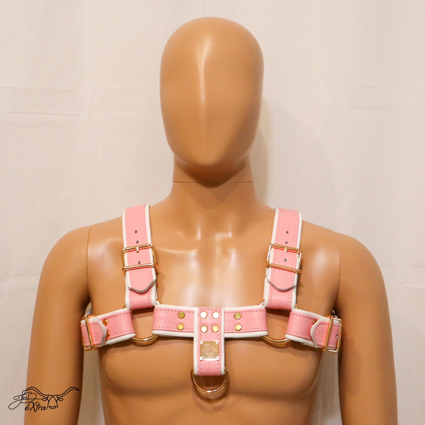 JonBx Pink and White Fashion Harness