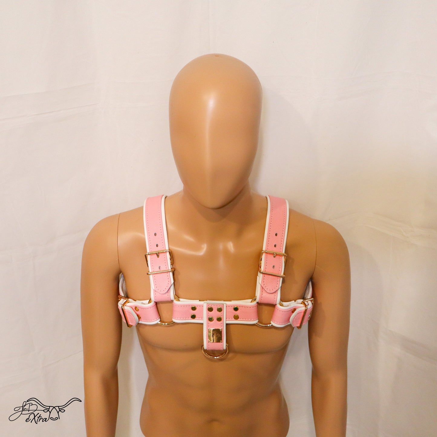 JonBx Pink and White Fashion Harness
