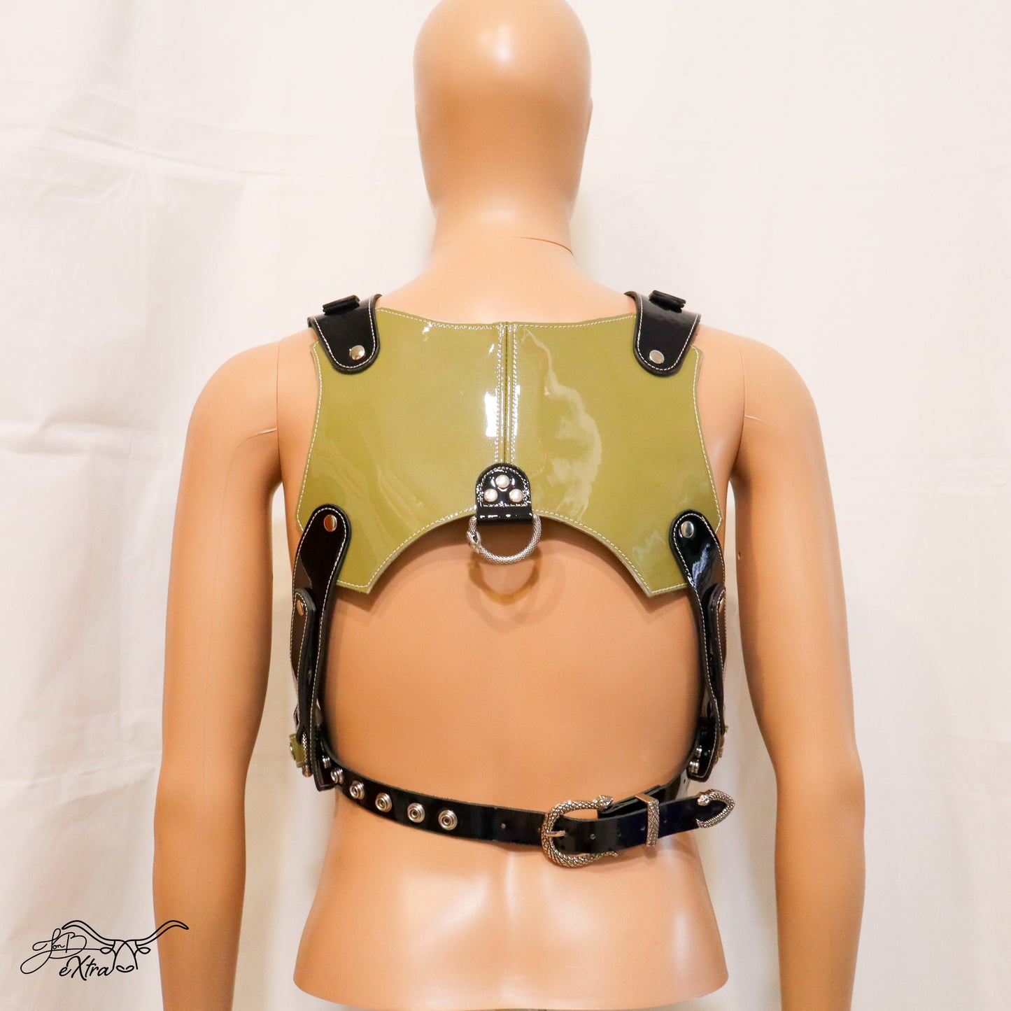 Jon Bx Patent Leather Serpent Harness
