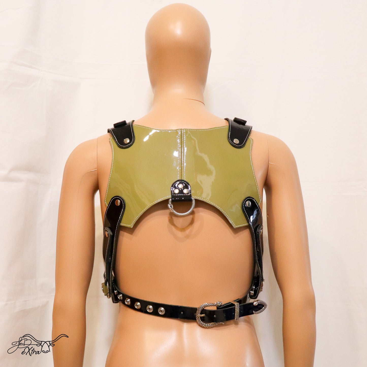 Jon Bx Patent Leather Serpent Harness