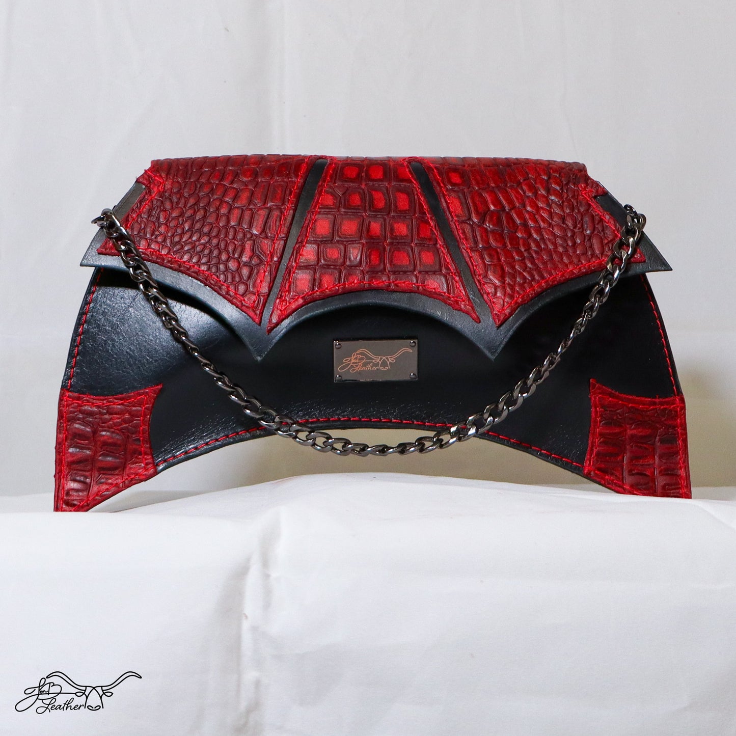 Midnight Echo Winged Handbag