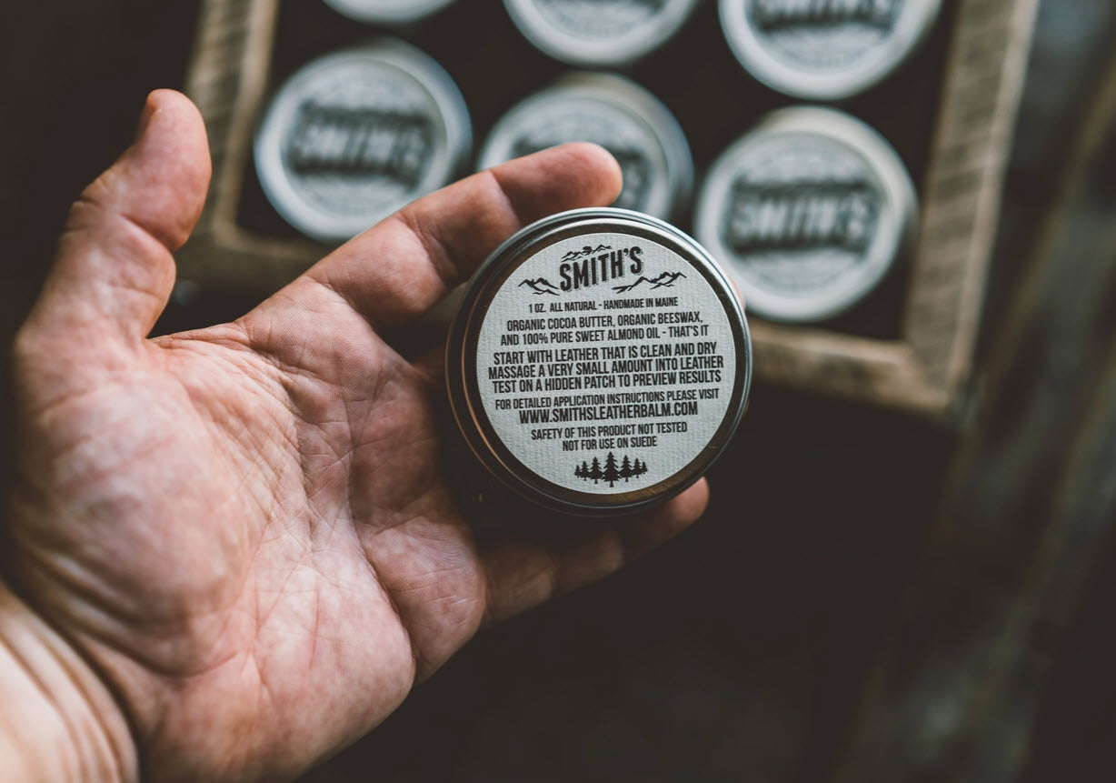 Smith's Leather Balm 1oz Tin - Jon B Leather