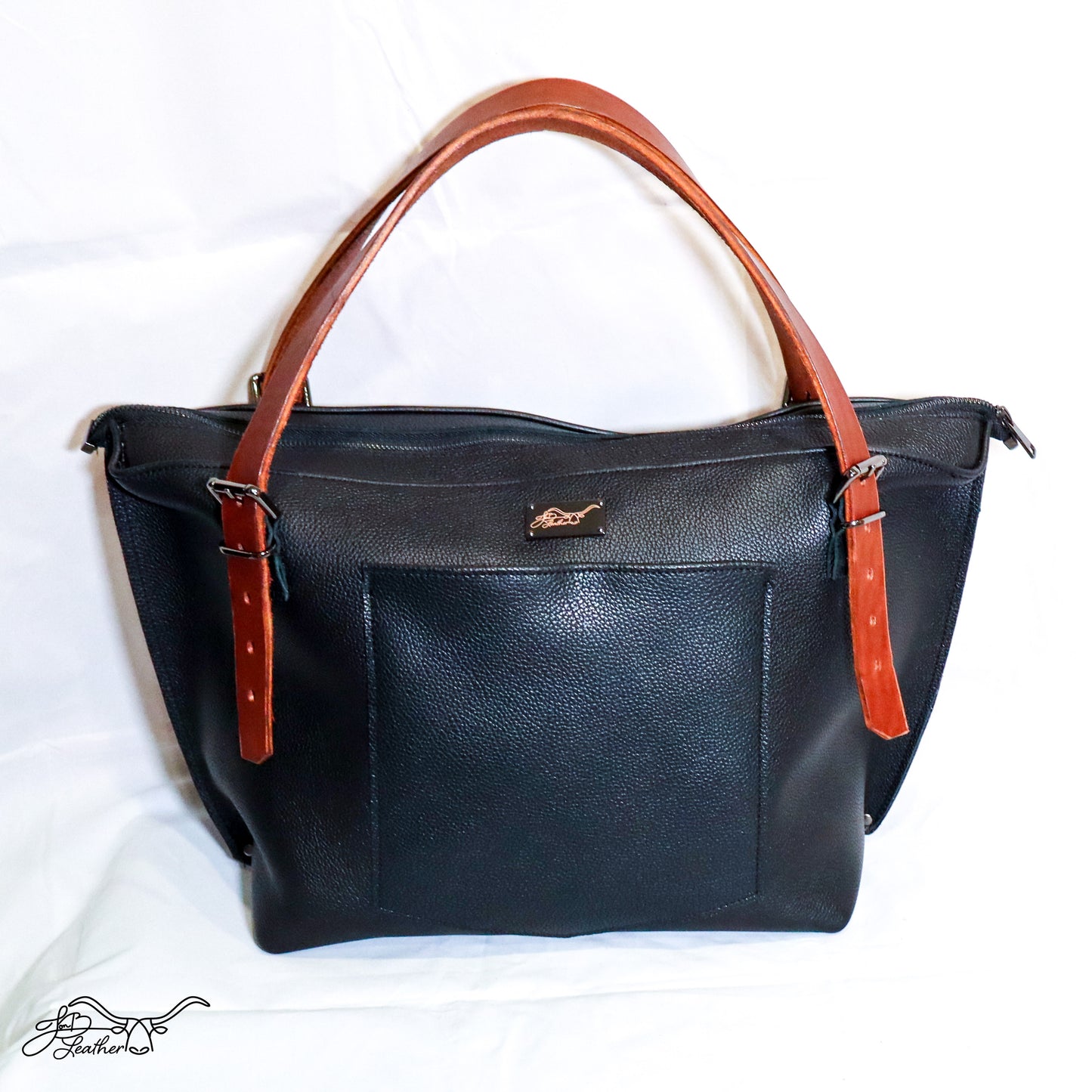 Handmade Byron Weekender Tote leather bag for weekend trips