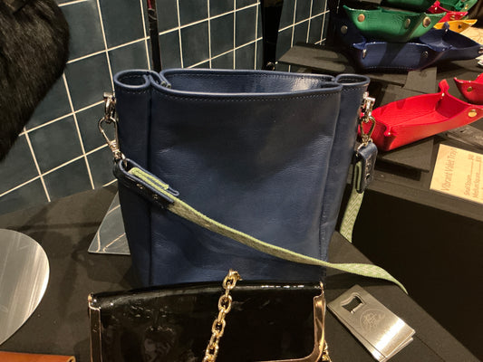 Blue Tote - Jon B Leather