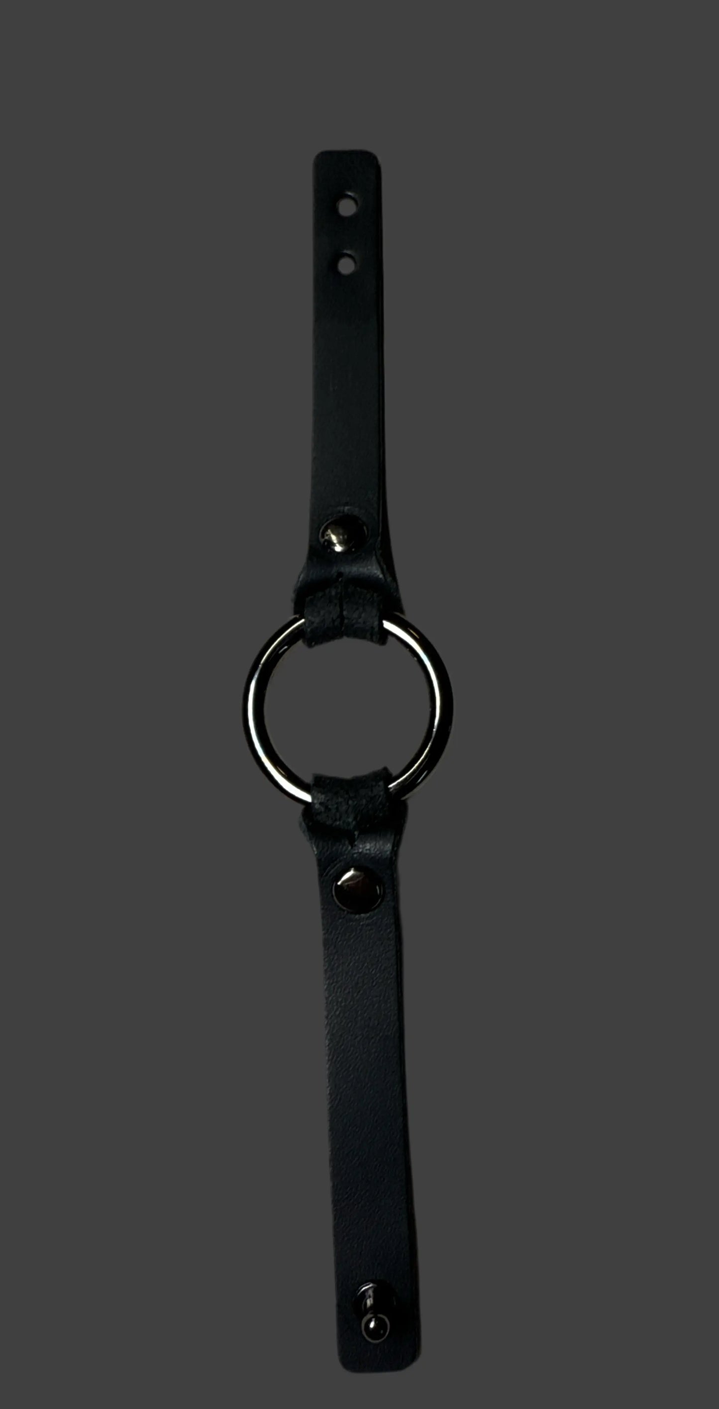 Metal ring bracelet Jon B Leather