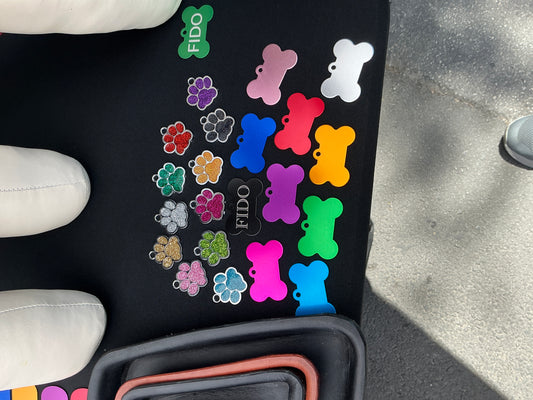 Custom Tags - Jon B Leather