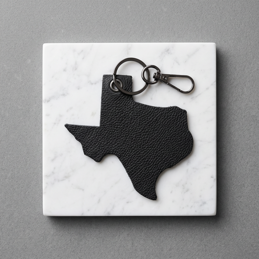 Big Texas Leather Keychain