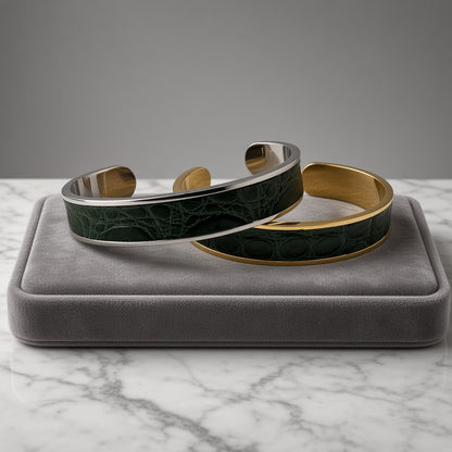 Exotics Inlay Cuff Bracelets