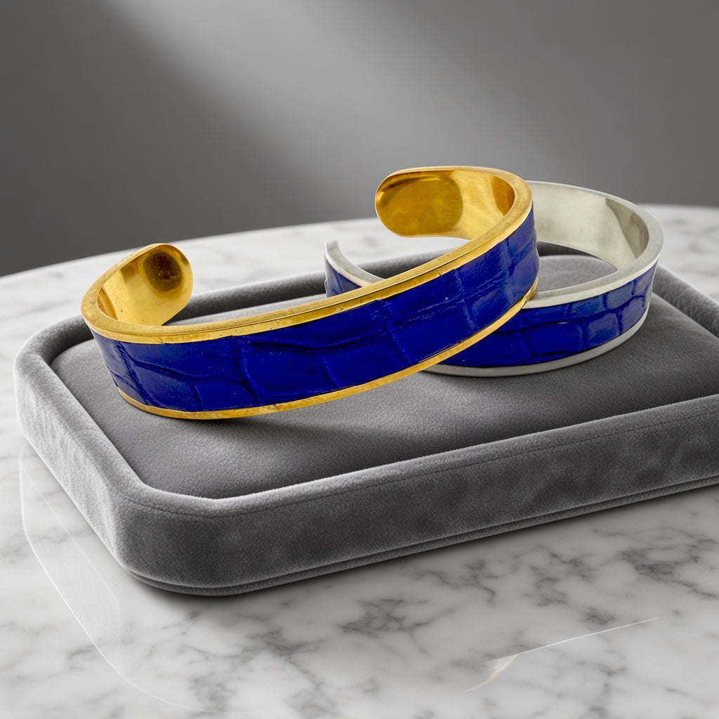 Exotics Inlay Cuff Bracelets