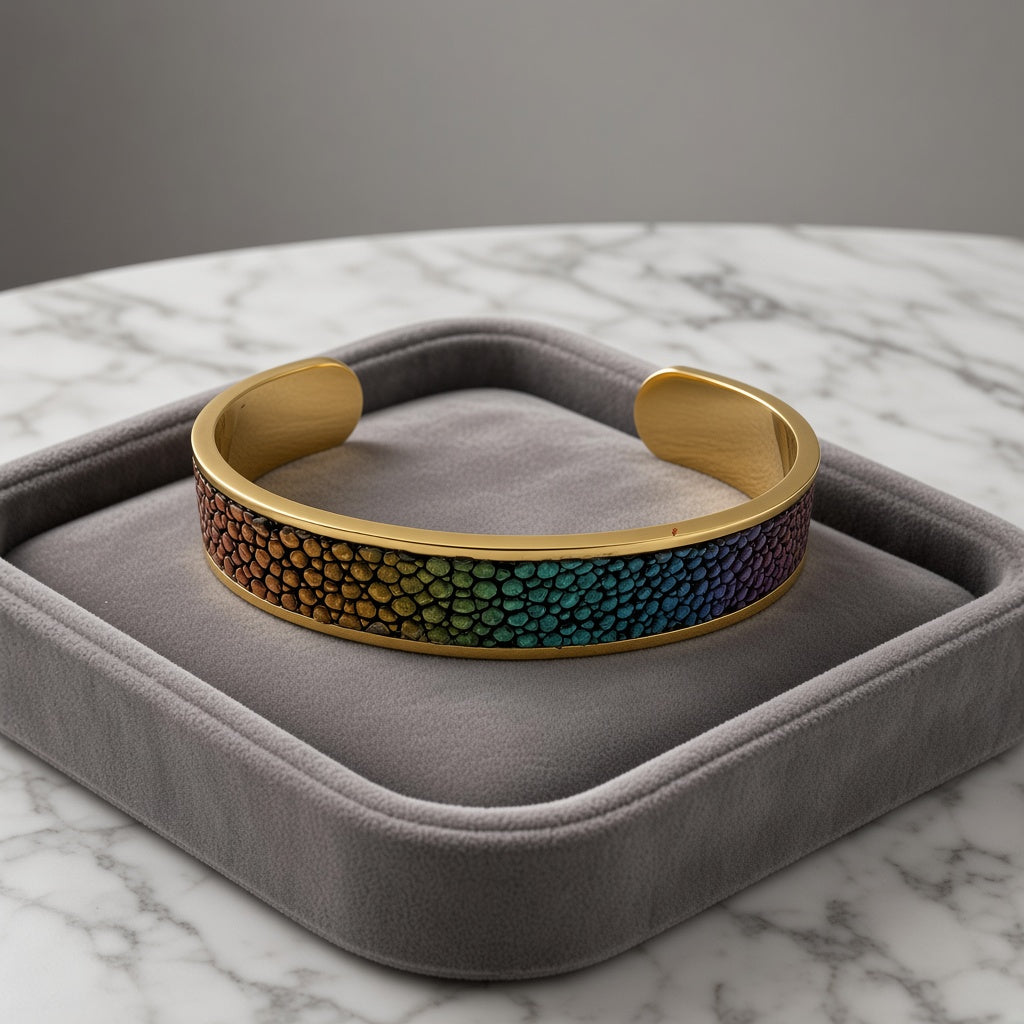 Exotics Inlay Cuff Bracelets