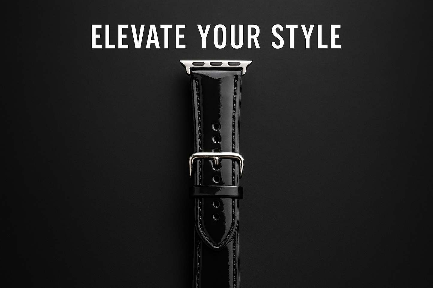 Lustré Temps | Watch Strap | Patent Leather