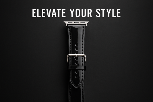 Lustré Temps | Watch Strap | Patent Leather