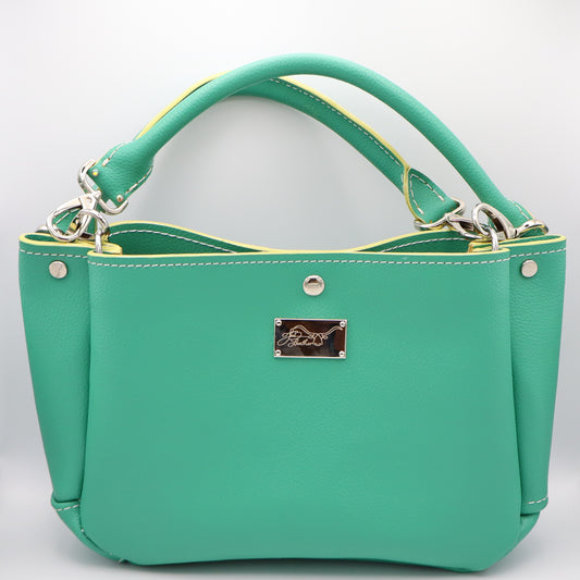 Tufted Handbag with convertible strap