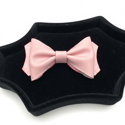 Leather Bow Tie
