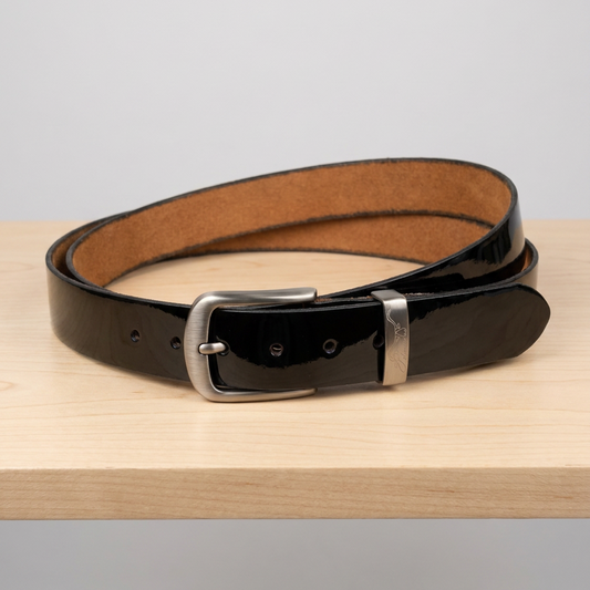 Patent Leather Belt - 1.5"