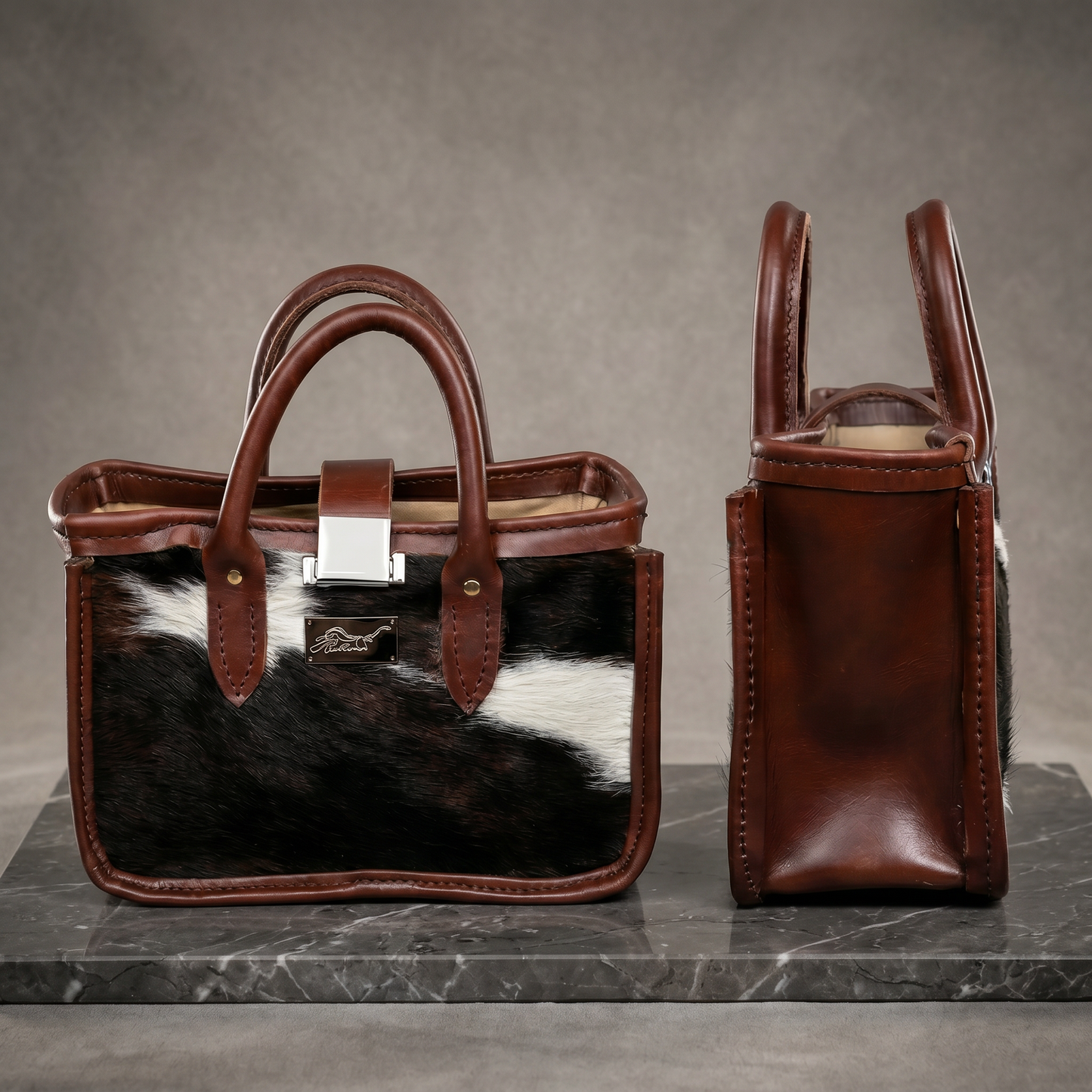 Lynn Hair-On Hide Handbag