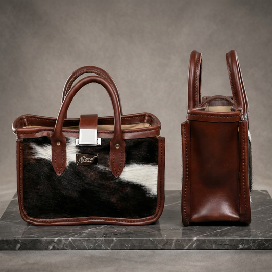 Lynn Hair-On Hide Handbag