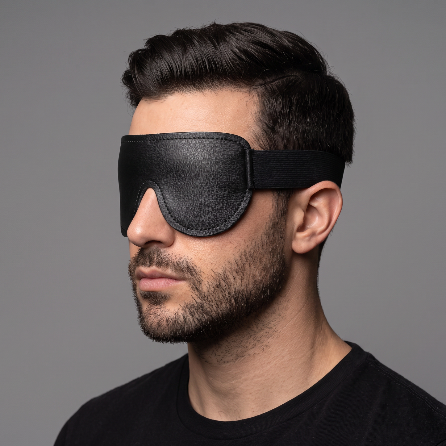 Leather Blindfold & Sleep Mask