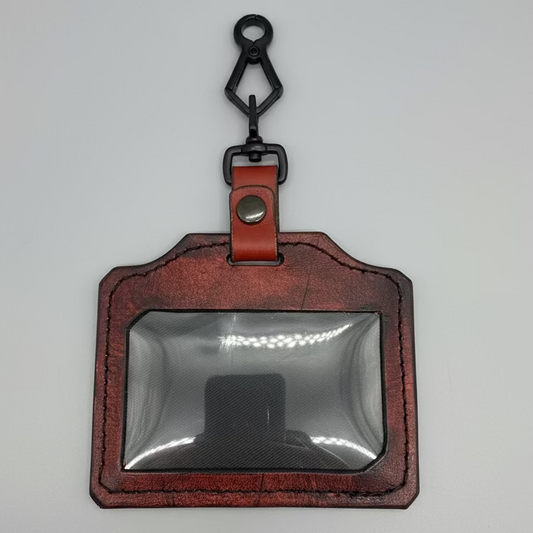The Wayfinder - Leather ID Badge Holder & Luggage Tag