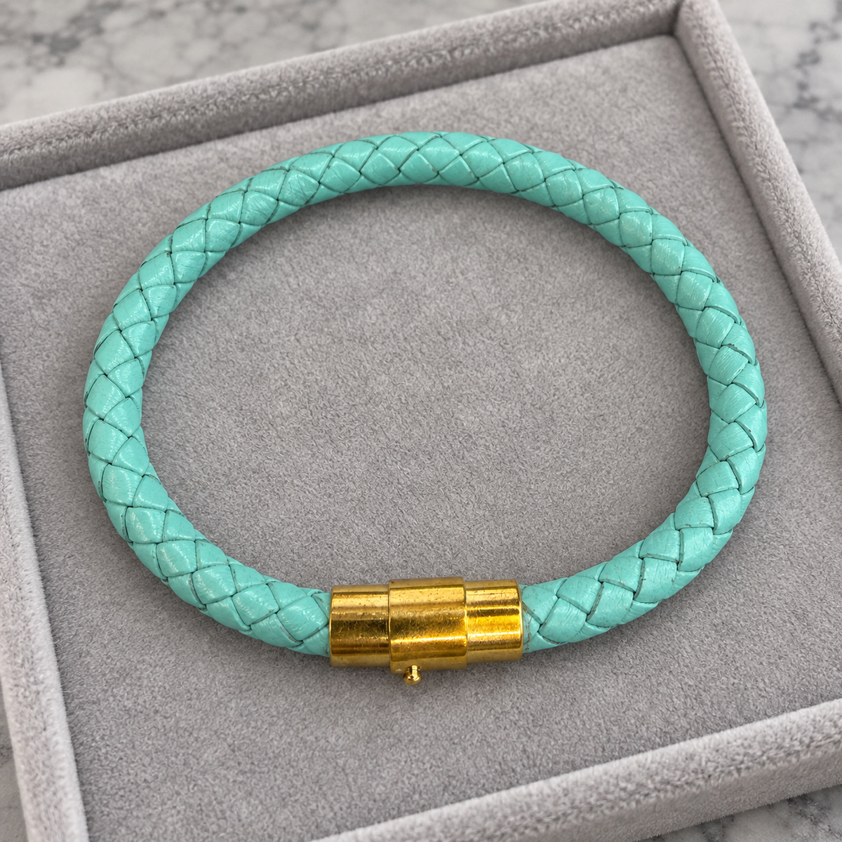 Braided Leather Cord 4mm