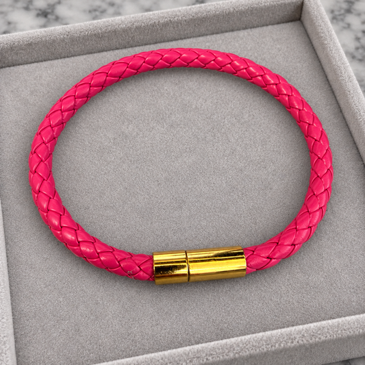 Braided Leather Cord 4mm