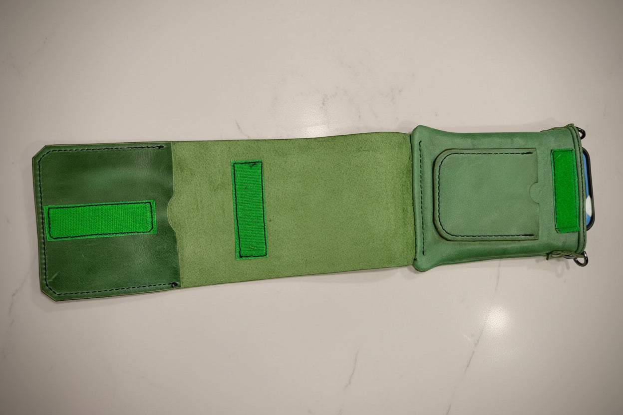 The Circuit - Leather Phone & Card Pouch