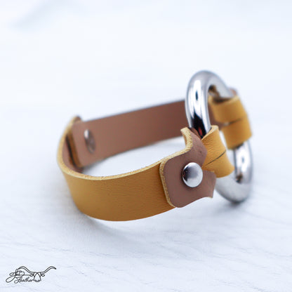 Metal Ring Bracelet - Jon B Leather